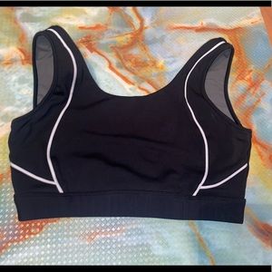 BuffBunny Black Sports bra